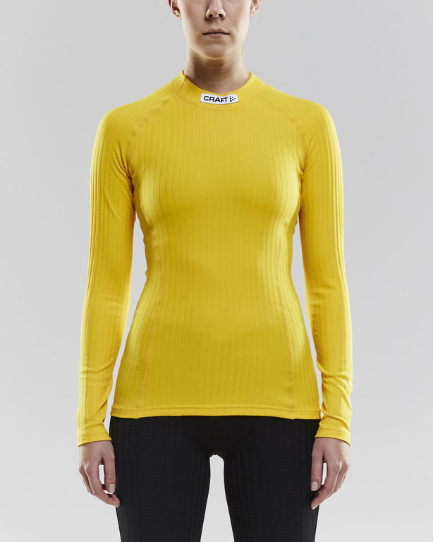Craft Long Sleeve Progress CN Functional Underwear Yellow Women